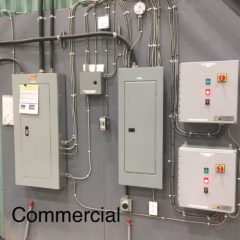 Branchement et installation panneau électrique – Secteur Commercial